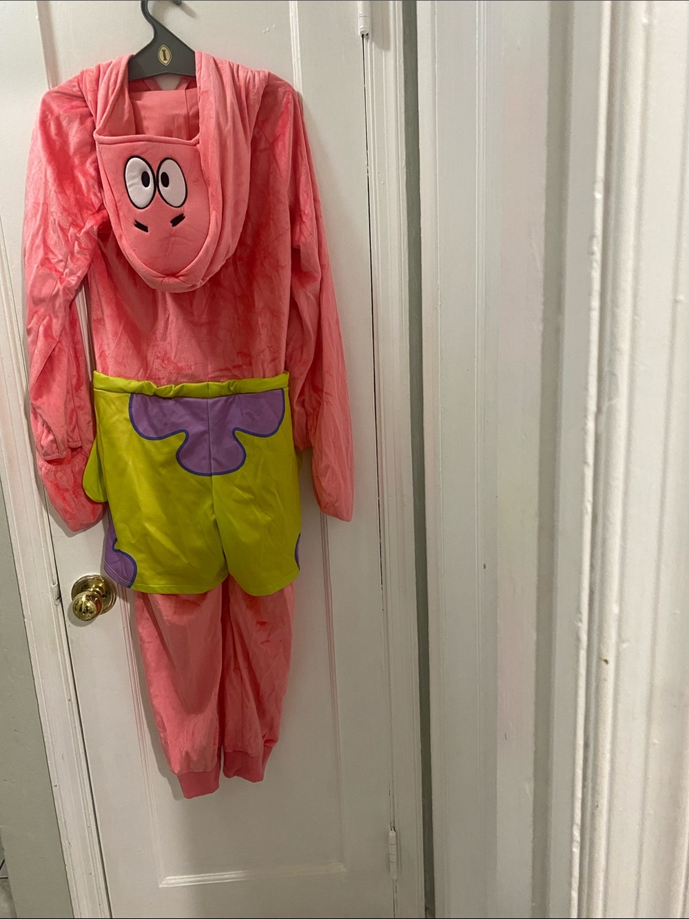 Patrick Star Jumpsuit Adult/Teen XL Costume Spirit Halloween SpongeBob - Picture 9 of 16